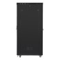 ARMARIO LANBERG RACK 19" 42U 600X1200 FLAT PACK NEGRO PUERTA CRISTAL CON LCD