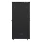 ARMARIO LANBERG RACK 19" 42U 600X1200 FLAT PACK NEGRO PUERTA CRISTAL CON LCD