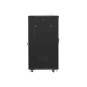 ARMARIO LANBERG 19" 27U 600X800 FLAT PACK NEGRO CON PUERTA DE CRISTAL