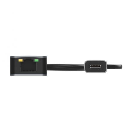 CABLE CONVERSOR AISENS USB3.2 GEN1 USB-A+USB-C A ETHERNET 2.5G GRIS 15CM