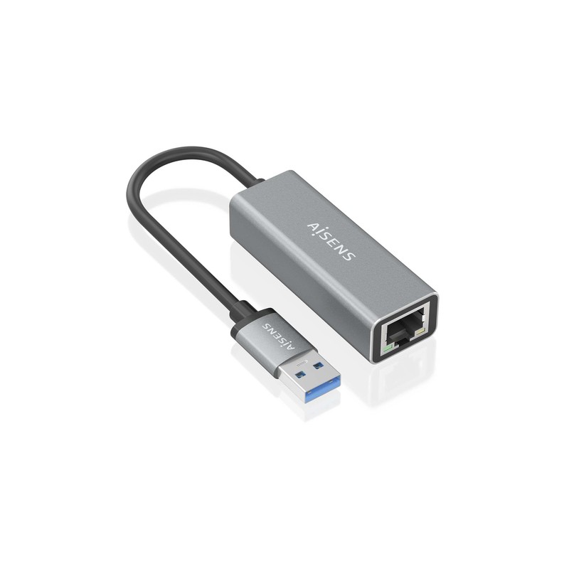 CONVERSOR AISENS USB 3.0 A ETHERNET GIGABIT 10/100/1000 GRIS 15CM