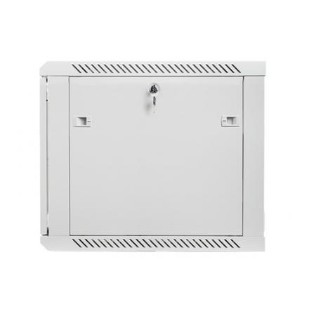 ARMARIO LANBERG MURAL 9U 600X600 RACK 19 FLAT PACK V2 PUERTA CRISTAL GRIS