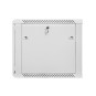 ARMARIO LANBERG MURAL 9U 600X600 RACK 19 FLAT PACK V2 PUERTA CRISTAL GRIS