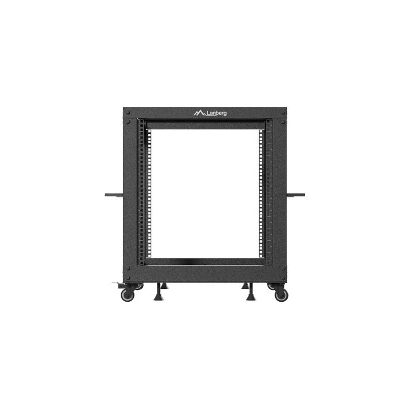 ARMARIO LANBERG ABIERTO RACK 19" 12U 600X600 AJUSTABLE HASTA 1100 NEGRO