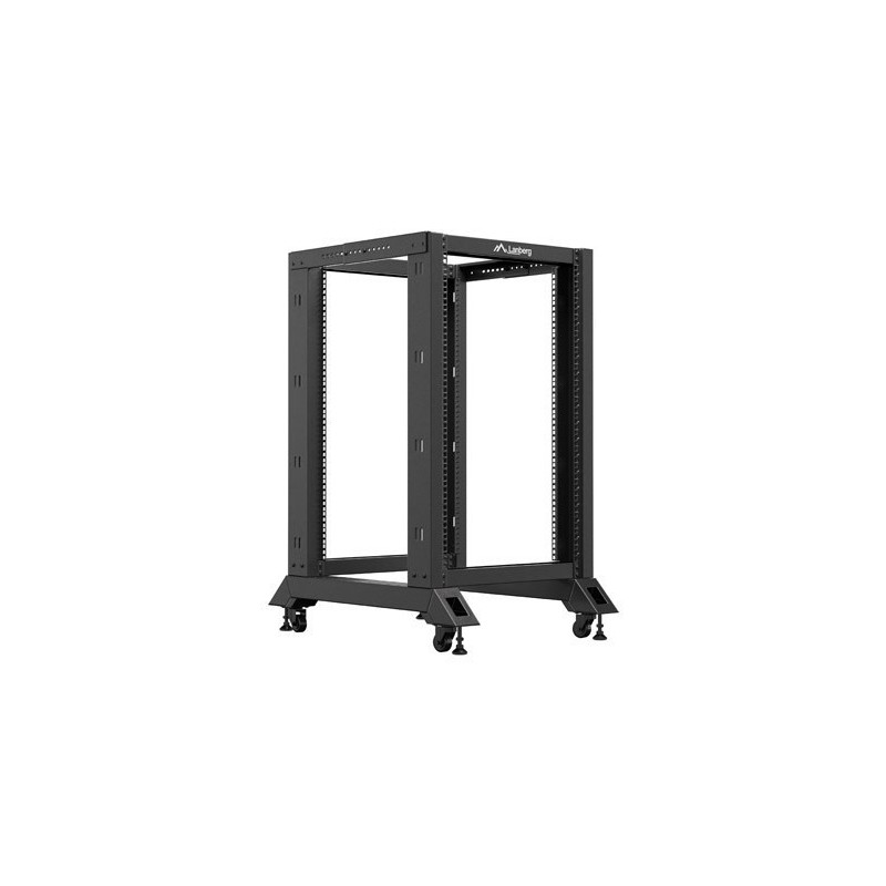 ARMARIO LANBERG ABIERTO RACK 19" 18U 600X800 NEGRO