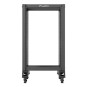 ARMARIO LANBERG ABIERTO RACK 19" 18U 600X800 NEGRO