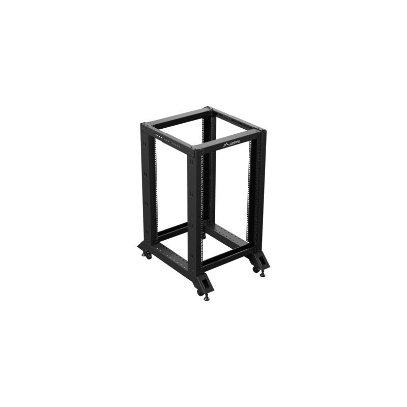 ARMARIO LANBERG ABIERTO RACK 19" 18U 600X800 NEGRO