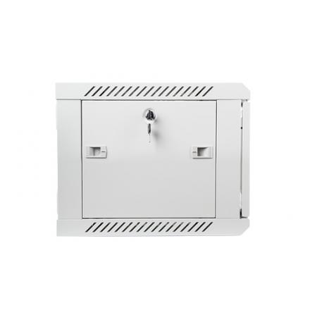 ARMARIO LANBERG MURAL RACK 19" 6U 600X450 FLAT PACK V2 PUERTA CRISTAL GRIS