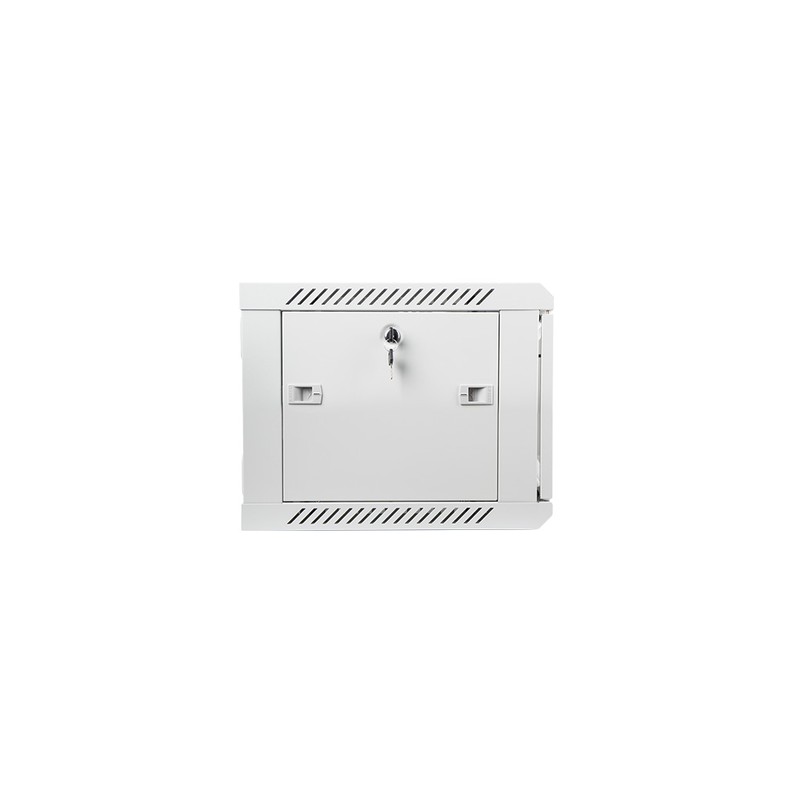 ARMARIO LANBERG MURAL RACK 19" 6U 600X450 FLAT PACK V2 PUERTA CRISTAL GRIS