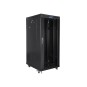 ARMARIO LANBERG RACK 19" 37U 800X1000 FLAT PACK NEGRO PUERTA CRISTAL CON LCD