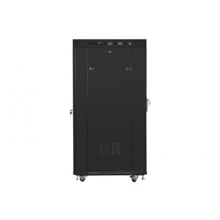 ARMARIO LANBERG RACK 19" 37U 800X1000 FLAT PACK NEGRO PUERTA CRISTAL CON LCD
