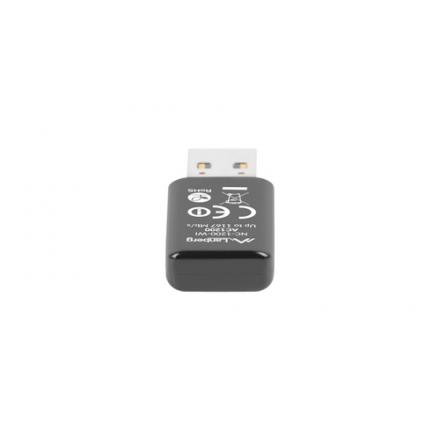 ADAPTADOR RED LANBERG USB WIFI 1200 MB/S DUAL BAND