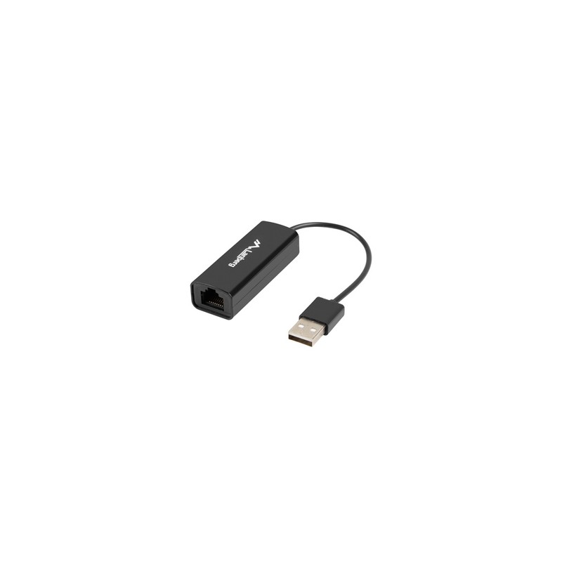 ADAPTADOR USB LANBERG 2.0/ETHERNET RJ45 100 MB