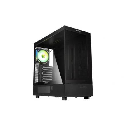 CAJA ATX SEMITORRE ABYSM DANUBE SAVA H400 BLACK 2x3.5" 1x2.5" USB-C GPU MAX 410mm