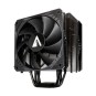 VENTILADOR CON DISIPADOR PARA CPU ABYSM SNOW IV 120mm COLOR NEGRO