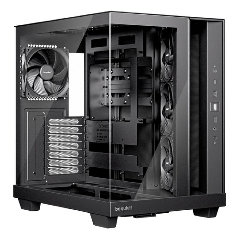 CAJA BEQUIET LIGHT BASE 600 DX ATX SIN FUENTE ARGB NEGRO