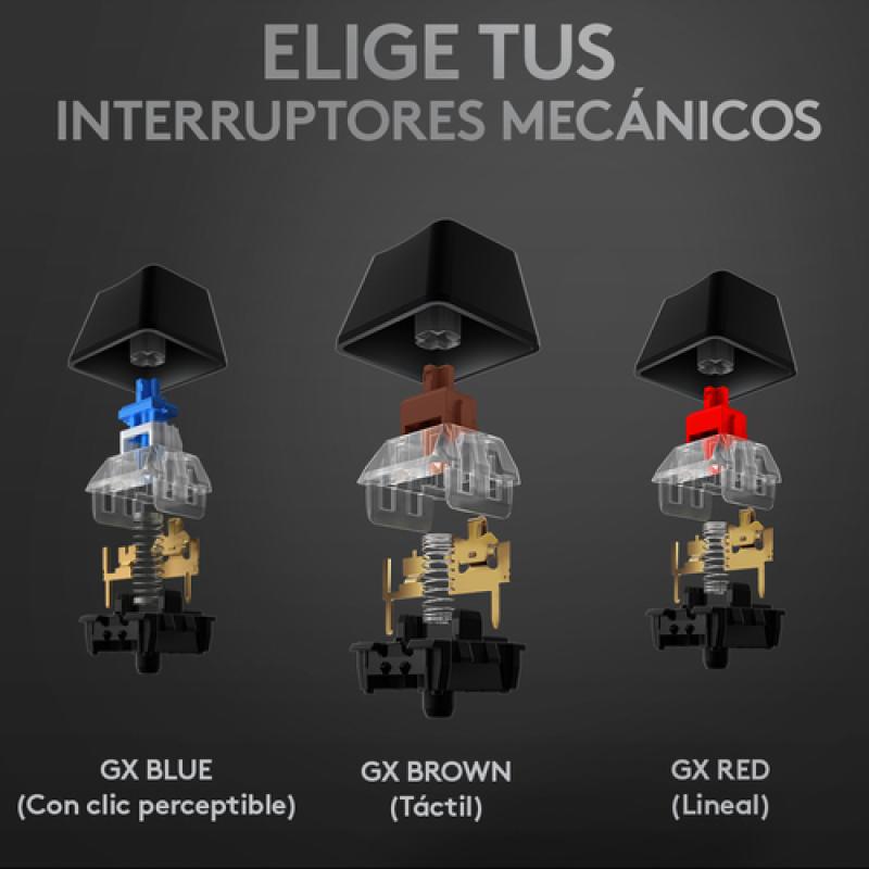 Logitech teclado gaming g512 carbon rgb