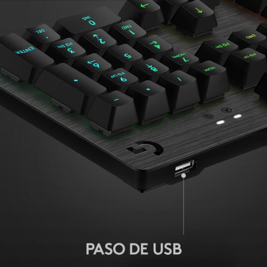 Logitech teclado gaming g512 carbon rgb