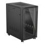 ARMARIO LANBERG RACK 19" 22U 600X1000 FLAT PACK PUERTA CRISTAL NEGRO