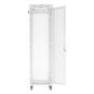 ARMARIO LANBERG RACK 19" 42U 600X800 FLAT PACK PUERTA PERFORADA CON LCD GRIS