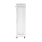ARMARIO LANBERG RACK 19" 42U 600X800 FLAT PACK PUERTA PERFORADA CON LCD GRIS