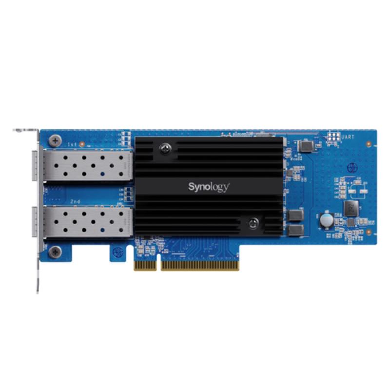 Synology e25g30-f2 adaptador 25gbe sfp28 pcie lp