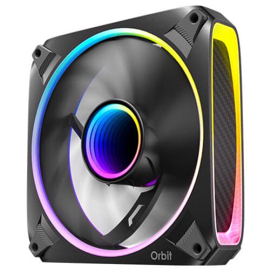 VENTILADOR CPU ANTEC ORBIT ARGB 3X VENT REVERSE 120MM RGB NEGRO