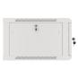 ARMARIO LANBERG MURAL RACK 19â? 6U 600X600 FLAT PACK PUERTA CRISTAL GRIS