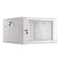 ARMARIO LANBERG MURAL RACK 19â? 6U 600X600 FLAT PACK PUERTA CRISTAL GRIS