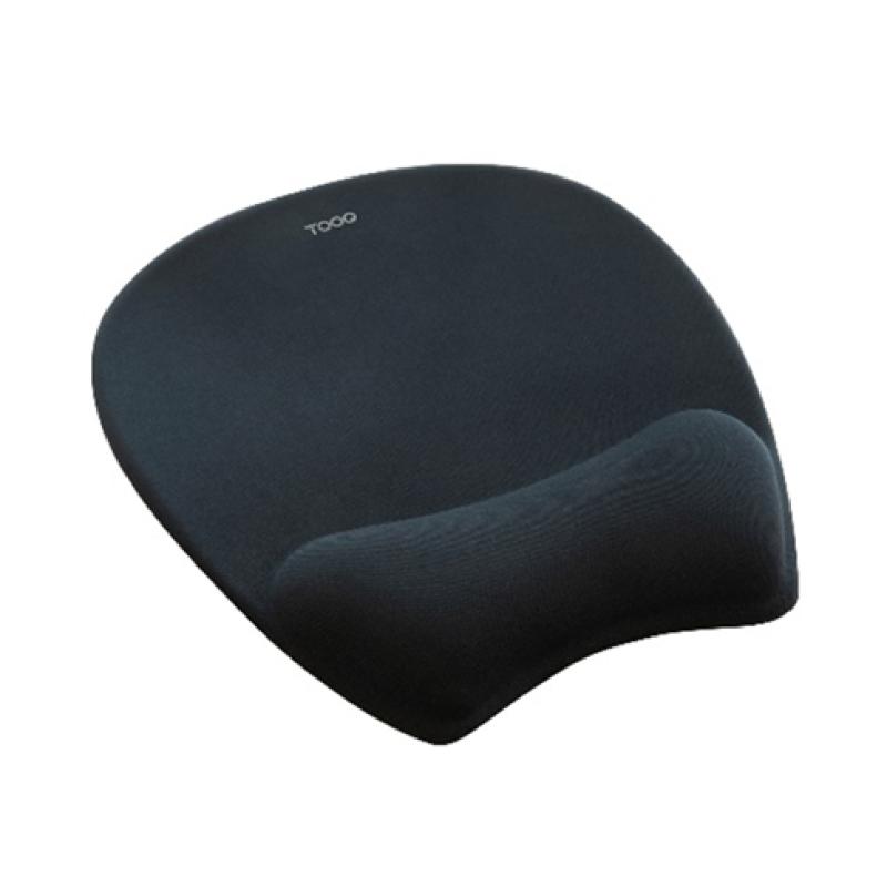 ALFOMBRILLA RATON TOOQ ERGONOMICA MEMORY FOAM NEGRO