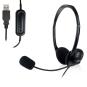 Ewent ew3568 auricular usb+micrófono cable 2,1m