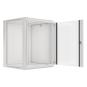 ARMARIO LANBERG MURAL RACK 19" 15U 600X600 FLAT PACK GRIS PUERTA CRISTAL