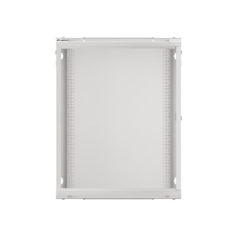 ARMARIO LANBERG MURAL RACK 19" 15U 600X600 FLAT PACK GRIS PUERTA CRISTAL