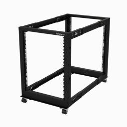 StarTech Rack de Marco Abierto de 15U 4 Columnas Ajustable de 22 a 40IN 1200lb - Rack de Marco