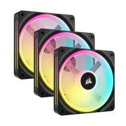 Corsair QX120 RGB 120mm Triple Pack Negro