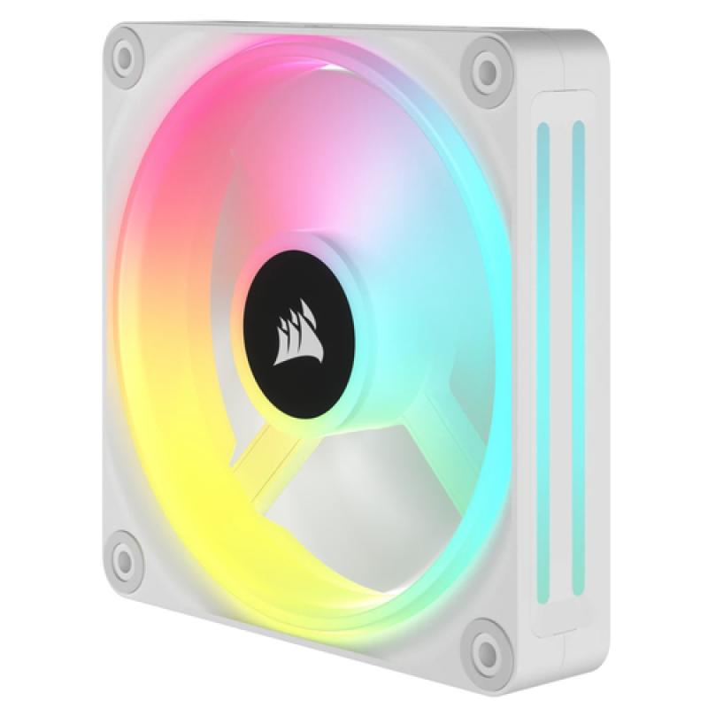Corsair QX120 RGB 120mm Triple Pack Blanco