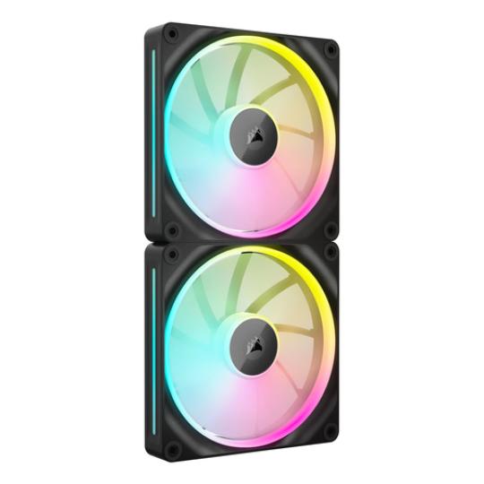 Corsair iCUE LINK LX140 RGB 140mm PWM Dual Pack Negro
