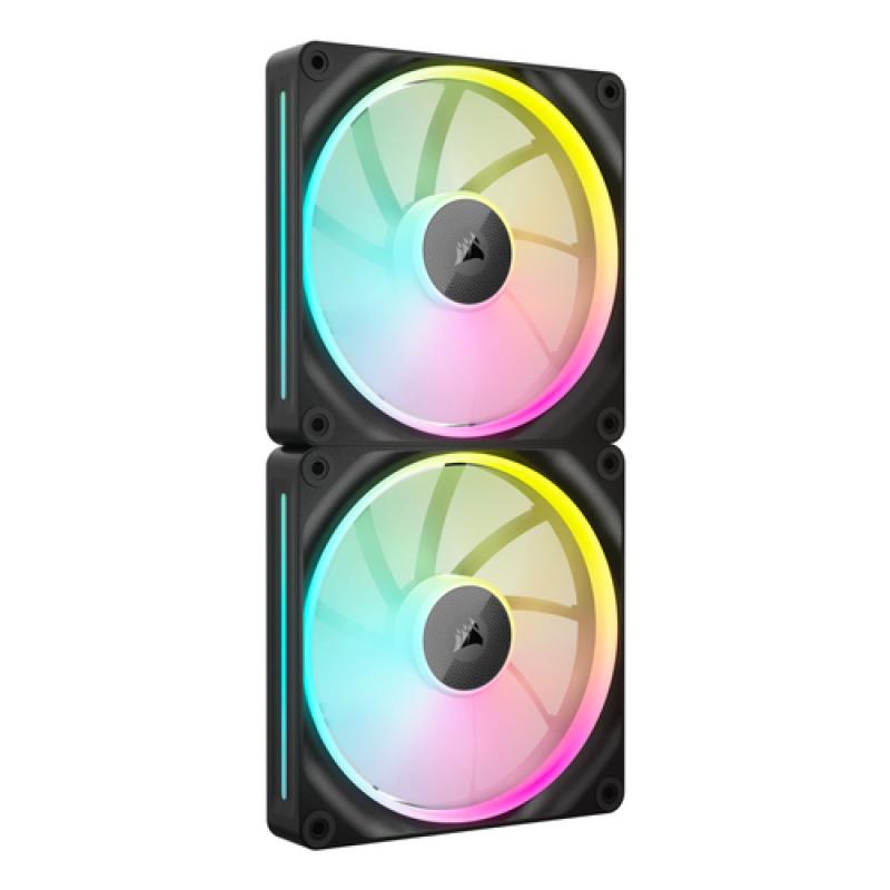 Corsair iCUE LINK LX140 RGB 140mm PWM Dual Pack Negro