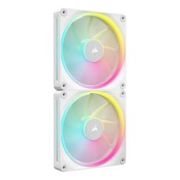 Corsair iCUE LINK LX140 RGB 140mm PWM Dual Pack Blanco