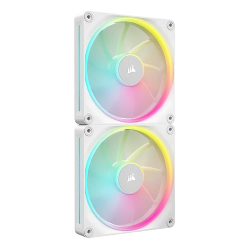 Corsair iCUE LINK LX140 RGB 140mm PWM Dual Pack Blanco