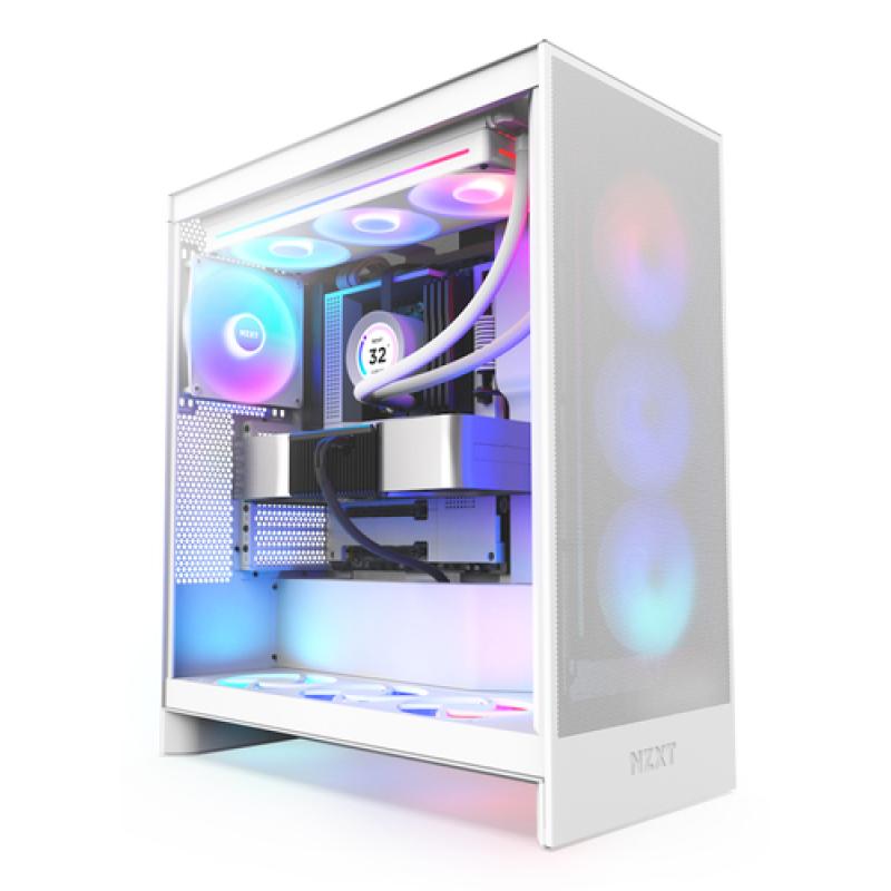 NZXT H7 Flow RGB Blanco