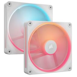 Corsair iCUE LINK LX140-R Reverse RGB PWM 140mm Dual Pack Blanco