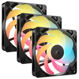 Corsair RS120-R ARGB Reverse 120mm Triple Pack Negro