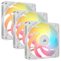 Corsair RS120-R ARGB Reverse 120mm Triple Pack Blanco