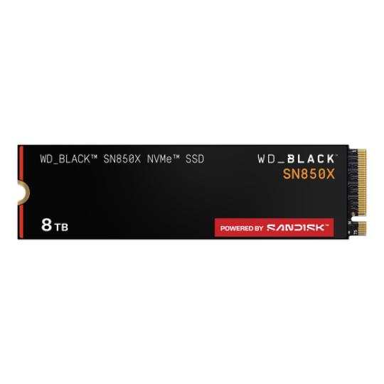 Western Digital Black SN850X 8TB PCIe Gen4 x4 NVMe SSD