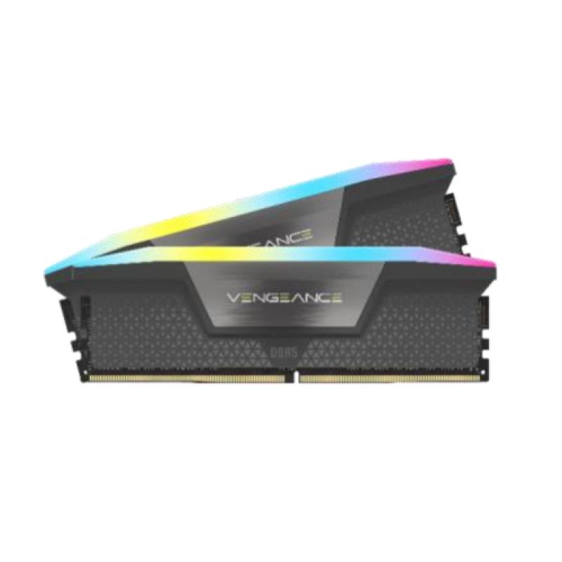 Corsair Vengeance RGB 64GB 2x32GB 6000MHz CL40 EXPO-XMP Gris Oscuro