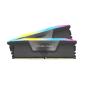 Corsair Vengeance RGB 64GB 2x32GB 6000MHz CL40 EXPO-XMP Gris Oscuro