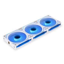 Lian Li Uni Fan SL-INF 120 Wireless ARGB Reverse Blade 120mm Triple Pack Blanco