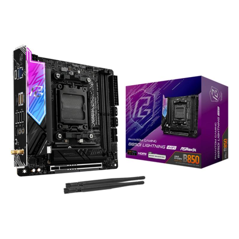 ASRock Phantom Gaming B850I Lightning WIFI Socket AM5