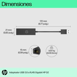 HP De USB 3.0 A Gigabit RJ45 G2